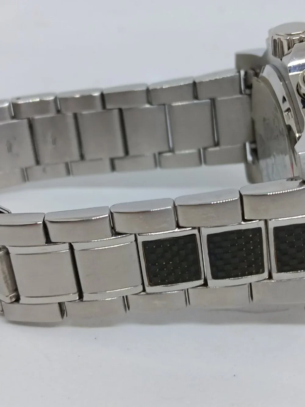 Invicta Pro Diver 17253 Men's 45 mm Silver/Black S/Steel Chrono Watch EX-DISPLAY
